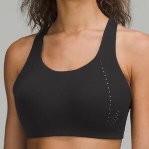 LULULEMON AIRSUPPORT BRA HIGH SUPPORT BLACK COLOR SIZE 34DDD EUC